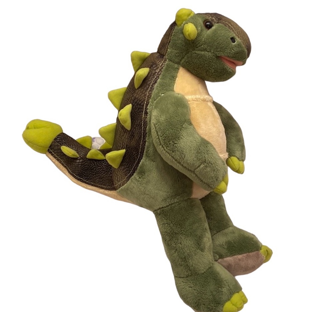 Build a Bear Workshop Ankylosaurus Green Dinosaur Retired Rare Clean